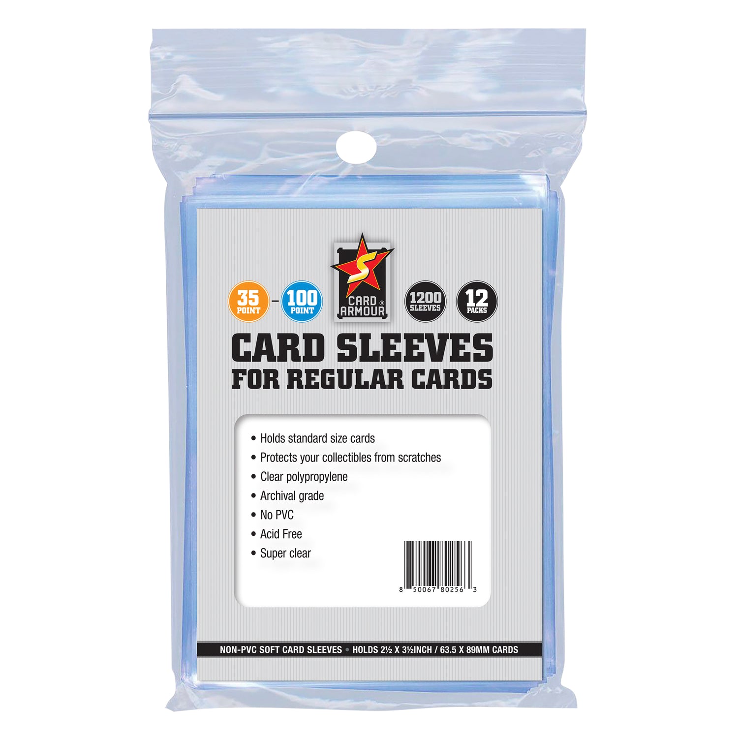 Card Armour (1200 pack) Regular Card Sleeves