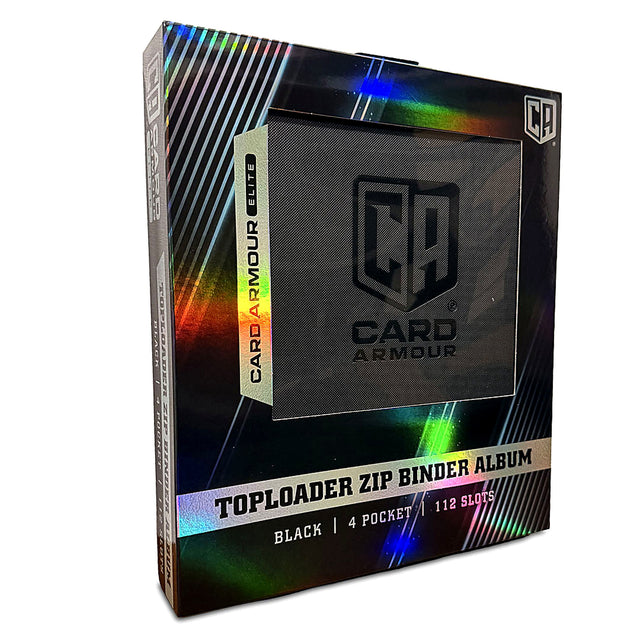 Card Armour Elite 4 Pocket Page Toploader Album - Black